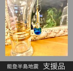 カクテルガラス　猫玉　ストラップ　0063