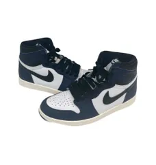 Nike Air Jordan 1 Retro High OG Midnight Navy ナイキ エアジョーダン1 レトロ ハイ OG ミッドナイトネイビー DZ5485-401 メンズ靴 スニーカー ホワイト 27.5cm 101sh-1939