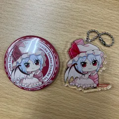 東方 Project レミリアスカーレット トレーディング 缶バッジ アクリルキーホルダー Aボックスセット