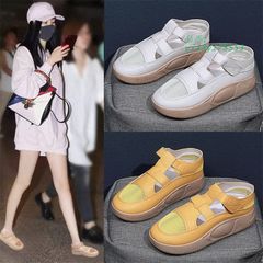サンダル レディース厚底 ウェッジソール ヒール レース 防水 サンダル ミュール 歩きやすい 大きいサイズ  vii3y173553