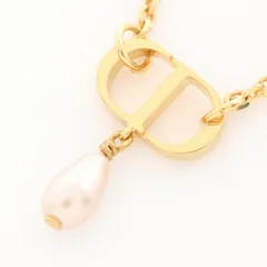Christian Dior クリスチャンディオール CDロゴ ネックレス