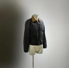 USA製 80s ヴィンテージ アメリカ ワークジャケット デトロイト 型 黒