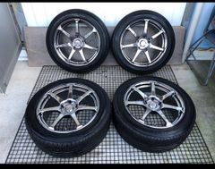 ヨコハマ AVS MODEL T7 8J+38 17インチ タイヤホイール 4本