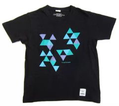 [中古]Tシャツ(キャラクター) Triad Primus BEAMS FOR 346PRODUCTION Tシャツ ブラック Mサイズ [アイドルマスター シンデレラガールズ×BEAMS]