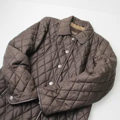美品 COACH コーチ ナイロンキルティングジャケット S/ブラウン 裏地シグネチャー柄 キルト【2400013364140】のサムネイル
