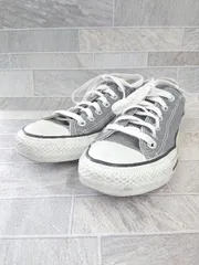 ◇ Θ converse コンバース ALL STAR OX スニーカー シューズ サイズ23.5cm グレー系 レディース E  【1507230000729】