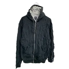 Champion ジップアップ パーカー Ｍサイズ チャンピオン ブラック 古着卸 アメリカ仕入 t2411-4303