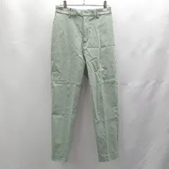 ◇ ⊂ GLOBAL WORK グローバルワーク 後ろウエストゴム ストレートパンツ サイズM グリーン レディース E  【1503050020817】