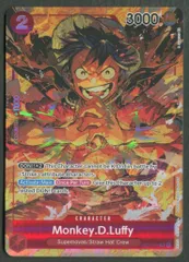 BANDAI ROMANCE DAWN OP01-024 モンキー・D・ルフィ(英語版) パラレルSR