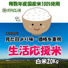 米 生活応援米 米20kg 送料無料 白米 国産米 新米 10kg x 2 激安
