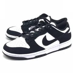 【倉吉店】NIKE | ナイキ スニーカー DUNK LOW RETRO SE 'SUEDE PANDA' ダンク スエードパンダ FQ8249-100 ブラック 28.5cm 【126】