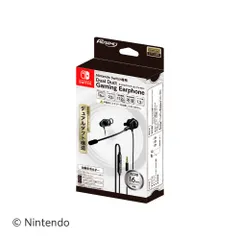 【新品】 Nintendo Switch専用デュアルダクトゲーミングイヤホン ブラック 佐賀