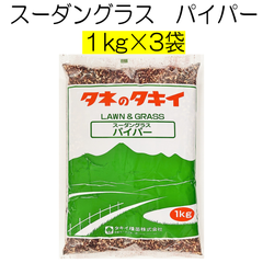 スーダングラス種子　パイパー　3kg　タキイ種苗【種】夏の緑肥