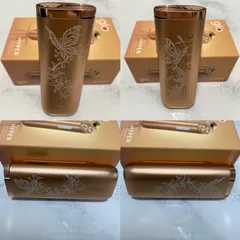 アゲハ蝶 デザイン レーザー加工 glo HYPER グロー ハイパー ローズゴールド 金 蝶 バタフライ 蝶々 バラ 薔薇 新型 新品 未使用 送料無料 オリジナル カスタムのサムネイル