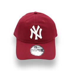 ニューエラ ニューヨーク・ヤンキース リーグ エッセンシャル キャップ / NEW ERA NEW YORK YANKEES LEAGUE ESSENTIAL 9TWENTY CAP [BURGUNDY]