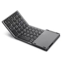 【中古】PCハード Ewin 折りたたみ式 Bluetoothキーボード[AM-021]