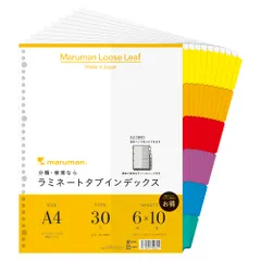 2023年最新】マルマン maruman A4 ラミネートタブインデックス クリア