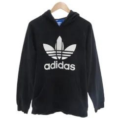 アディダスオリジナルス adidas originals プルオーバー パーカー フーディー スウェット トレフォイルロゴ XO 黒 ブラック /KE