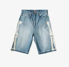 KAPITAL Denim Bone Shorts | A WORD.ONLINE SHOP