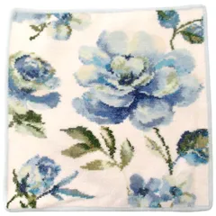 【新品 未使用】FEILER フェイラー ハンカチ タオル ハンドタオル 花柄 ダイアナホワイト フラワー DIANA WHITE 222