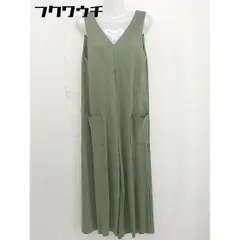 ◇ Another Edition アナザーエディション バックジップ ノースリーブ オールインワン カーキ レディース  【中古】 【1110220015056】のサムネイル