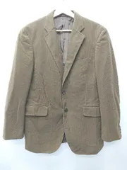 ◇ ⊇ Dassault HOMME ダッソーオム コーデュロイ 長袖 テーラードジャケット サイズ99-AB5 ブラウン系 メンズ E  【1507100003157】