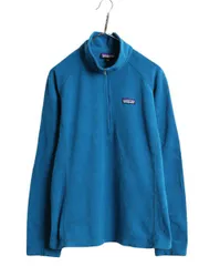 【お得なクーポン配布中!】 15年製 パタゴニア マイクロD ハーフジップ フリース プルオーバー レディース XL / 古着 Patagonia ロンT 長袖 Tシャツ ハイネック 薄手