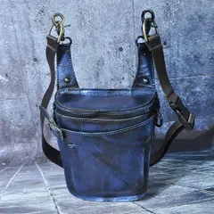 ボディバッグ レッグバッグ レッグポーチ ホルスターバッグ ウエストバッグ ウエストポーチ ショルダーバッグ バイク バイカー ツーリング ヒップバッグ 本革 ブラック ダークブラウン ダークコーヒー 旅行鞄 多機能 カジュアル おしゃれ