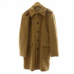 メンズメルローズ MEN'S MELROSE ステンカラーコート ミドル ハーフ アウター カシミヤ混 総裏地 3 L 茶 ブラウン /NQのサムネイル