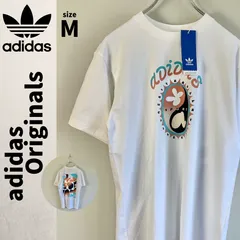☆新品 adidas Originals Tシャツ 白T バックプリント M