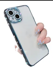 IPhoneケース おしゃれiPhone13proケース ダイヤモンド シルバー