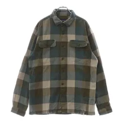 PATAGONIA (パタゴニア) L/S Fjord Flannel Shirt フィヨルドフランネル長袖シャツ グリーン/カーキ 53947