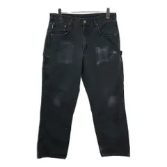 Carhartt カーハート ダック ペインターパンツ ブラック(メンズ W34 L32)中古 古着 V6398