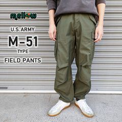 アメリカ軍 M-51型 フィールド カーゴパンツ サイズ：S , M オリーブグリーン U.S. ARMY TYPE M51 Cargo Pants メンズ ミリタリー 軍パン W29 W33  新品