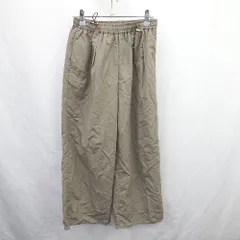 ◇ Θ LOWRYS FARM ローリーズファーム ナイロンフレアパンツ サイズS-M カーキー系 レディース E  【1506300022197】