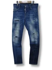 ☆◇【美品】 ディースクエアード DSQUARED2 sexy twist jeanS セクシーツイストデニムパンツ 74LB0540 S30342/ボタンフライ W42 ■管理番号L28555SSS25-250209-4K（990）