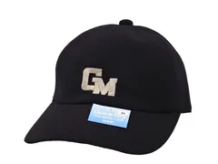 SJDオリジナル【小さめサイズ・M】GM 6方キャップ ブラック CAP 野球帽  帽子 紳士 メンズ 日本製 国産 枚方製 誠実堂製帽所 セイジツドウセイボウショ せいじつどうせいぼうしょ 誠實堂製帽所 帽子屋SEIJITSUDO 6m12のサムネイル