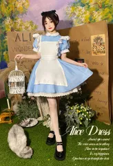 ハロウィン レディース アリス風 メイド服 衣装 メイド コスプレ ワンピース ゴスロリ 可愛い かわいい ドレスコスチューム コスプレ衣装 大人用 ワンピース エプロン 仮装 クリスマス プレゼント xiaojing30