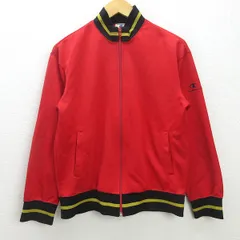 H■80-90年代■チャンピオン/champion トラックジャケット ジャージ ヴィンテージ【L】赤/MENS■37【中古】