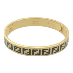 FENDI フェンディ フォーエバー フェンディ ブレスレット バングル 8AG808 ゴールド ブラス100％ イタリア製