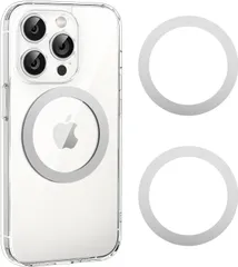1パック入り magsafe リング ユニバーサルリング ステッカー  リング マグセーフ シール 強力吸着 マグネットリング 磁気ワイヤレス充電対応キット 超薄型 MagSafe対応メタルリング スマホリング シルバー 磁気変換キット シール Galaxy
