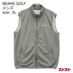 BEAMS GOLF ベスト グレー Mサイズ - メルカリ