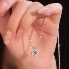 【高品質】✨ロマン派ハート✨モアサナイト ネックレス D1.00ct 高品質】✨ロマン派ハート✨モアサナイト ネックレス D1.00ct