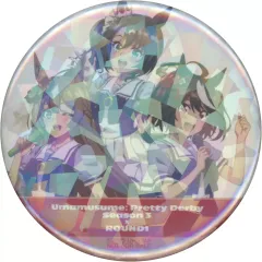 【中古】バッジ・ビンズ 集合 缶バッジ 「ウマ娘 プリティーダービー Season 3 × ROUND1 トレーディング缶バッジ」 BOX購入特典