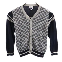 アルマーニ ジュニア カシミヤブレンド ニットカーディガン 6A グレー ARMANI JUNIOR キッズ 【中古】  【231006】