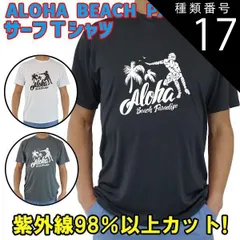 種類17:WHITE/XL 男女兼用 Ｔシャツタイプ半袖ラッシュガード サーフＴシャツ メンズ UPF50+【ALOHA BEACH PARADISE】サーフィンワールド オリジナル[返品交換キャンセル不可]のサムネイル