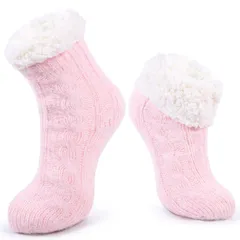 【数量限定】滑り止め加工 裏起毛暖かい ルームシューズ もこもこ 冷え対策 室内履き 男女兼用 ホーム メンズ 眠る 秋 ルームソックス 冬 くつした レディース靴下 靴下 ギフト [Larosaeos] 自宅仕事用