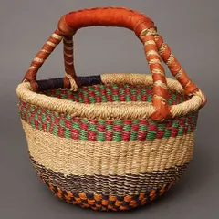 biga ブルキナ　バスケット　デニム生地　かご　未使用 0475e1cf85731da3973b6dc6750272