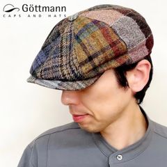 大きいサイズ 敬老の日 おしゃれ ハンチング 40代 50代 60代 70代 80代 90代 ゴルフ  Gottmann PrincetonーP433 ハンチング  hunting 紳士  帽子