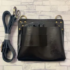 オールブラック　８丁差し　本革シザーケース　SCA-147/CKA 本革 ハンドメイド 8丁差しシザーケース (オールブラック) SCA